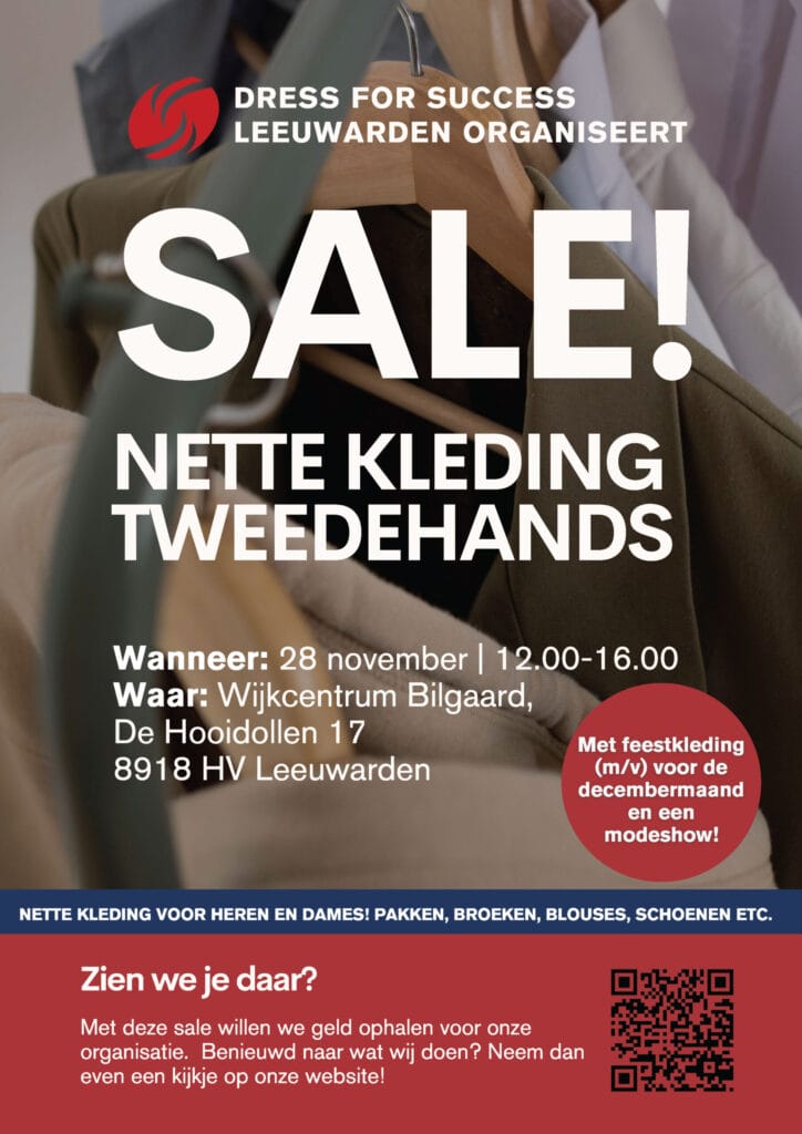 Affiche voor dress to succes