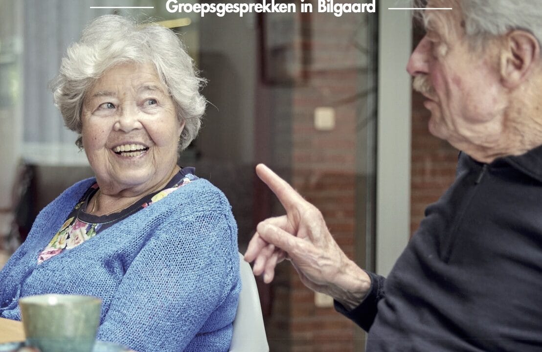 Up gesprek.